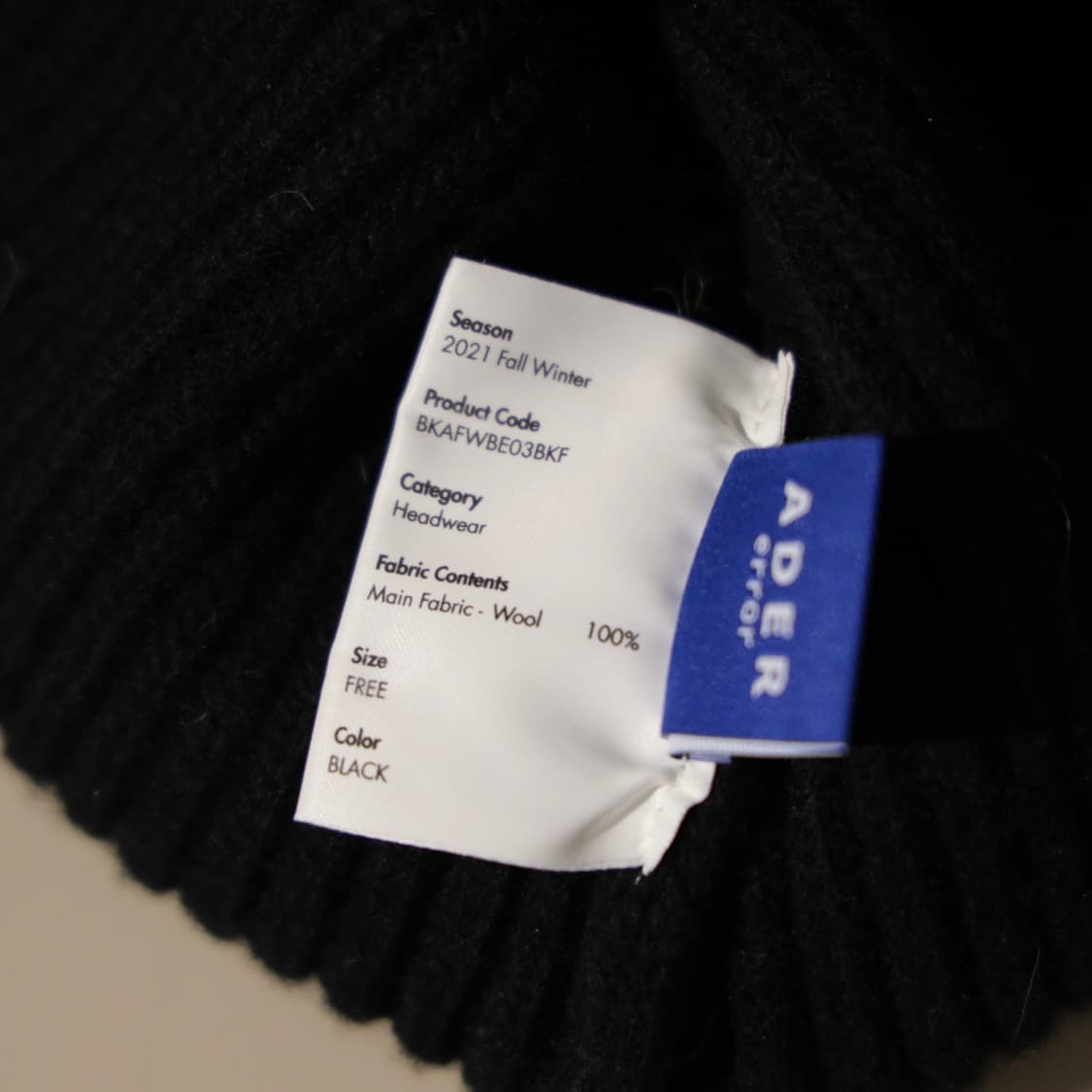 아더에러 21FW 울 비니 상품이미지5