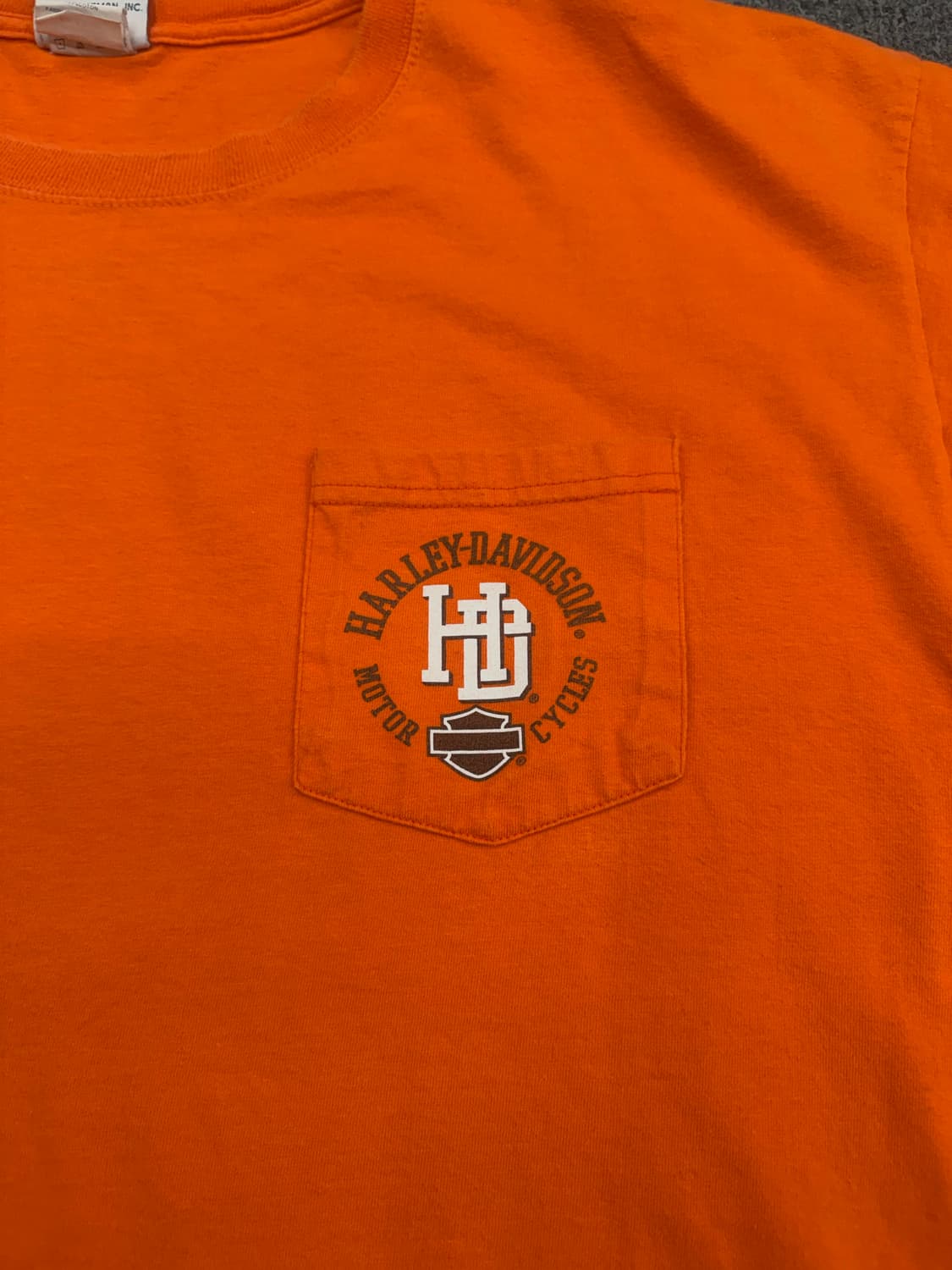 XL) 할리데이비슨 빈티지 포켓 프린팅 반팔 티셔츠 상품이미지3