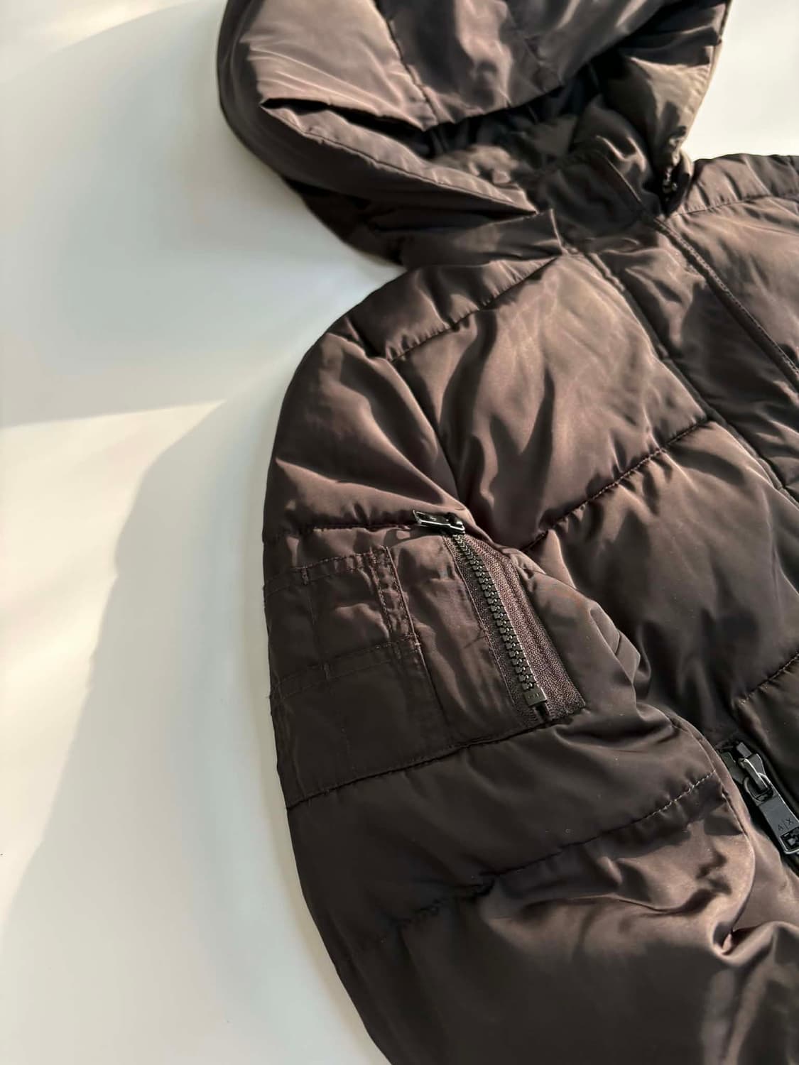 [S] 아르마니 익스체인지 투웨이 다운 후드 푸퍼 패딩 상품이미지9