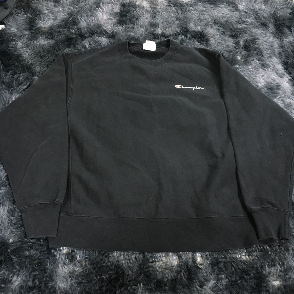 투티/0405 챔피온 블랙 맨투맨 리버스위브 XL 상품이미지1