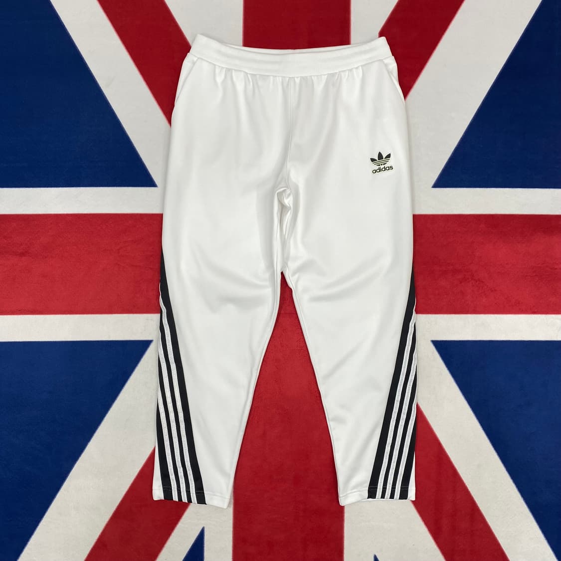 아디다스 화이트 트랙팬츠 L  상품이미지1