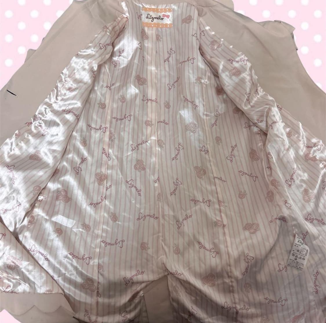 리즈리사 00s 히메갸루 양산형 리즈멜로 코트 상품이미지4