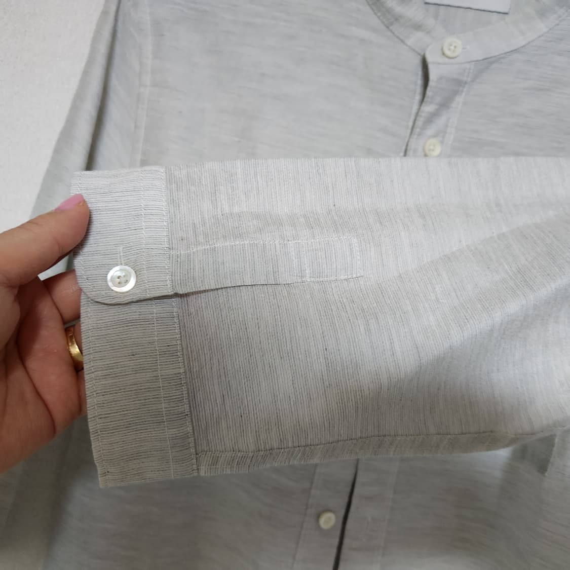 커스텀멜로우 마혼방 칠부 셔츠 남95 상품이미지5