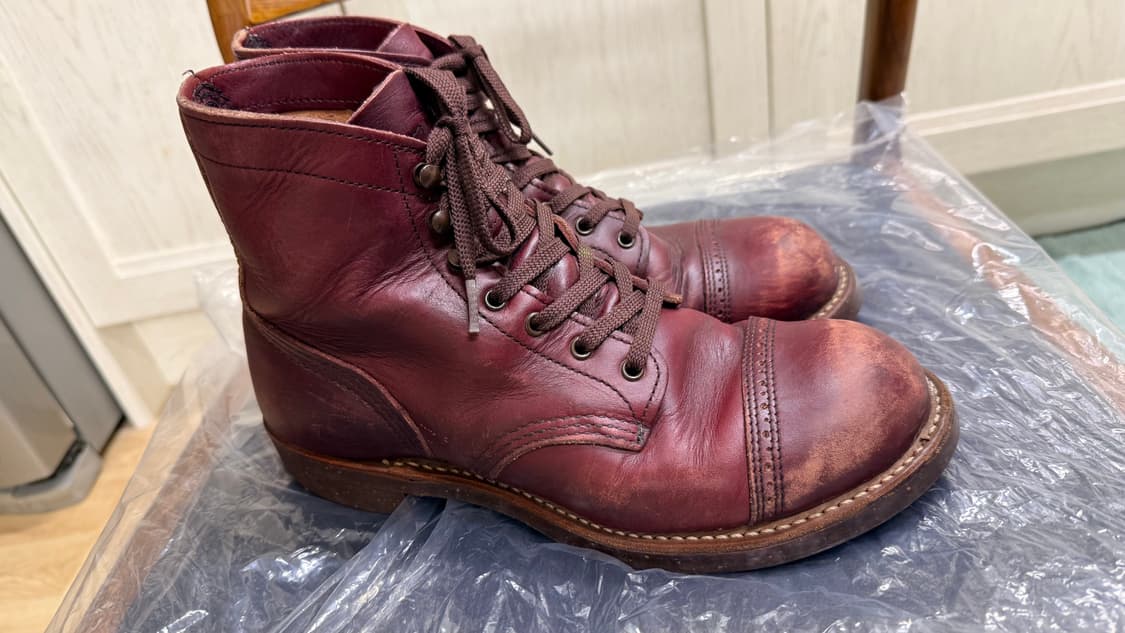 레드윙 8012 아이언레인저 버건디 (Size 7D / 250) 상품이미지2