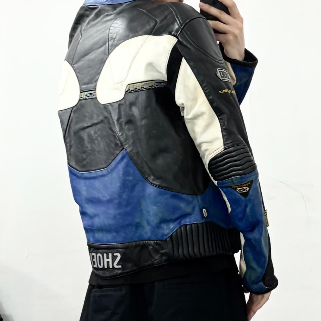 Shoei 소가죽 레이싱 자켓 상품이미지2