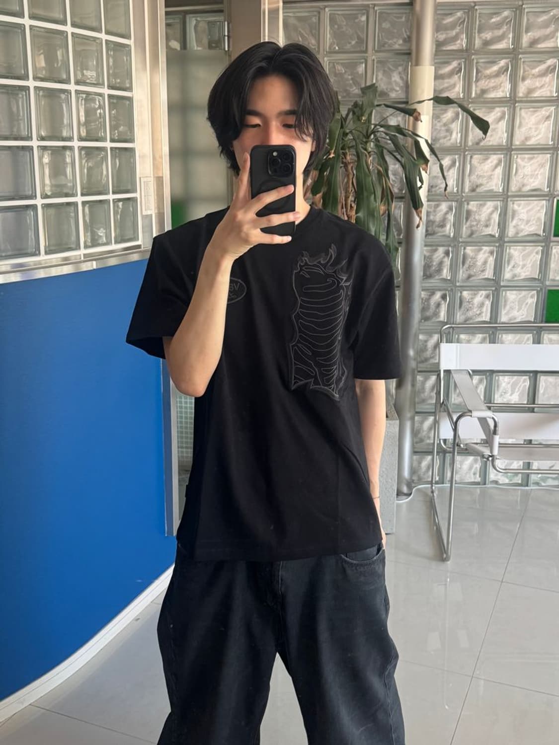 BONE LOGO TEE NVST-2518 뼈 로고 티 상품이미지2