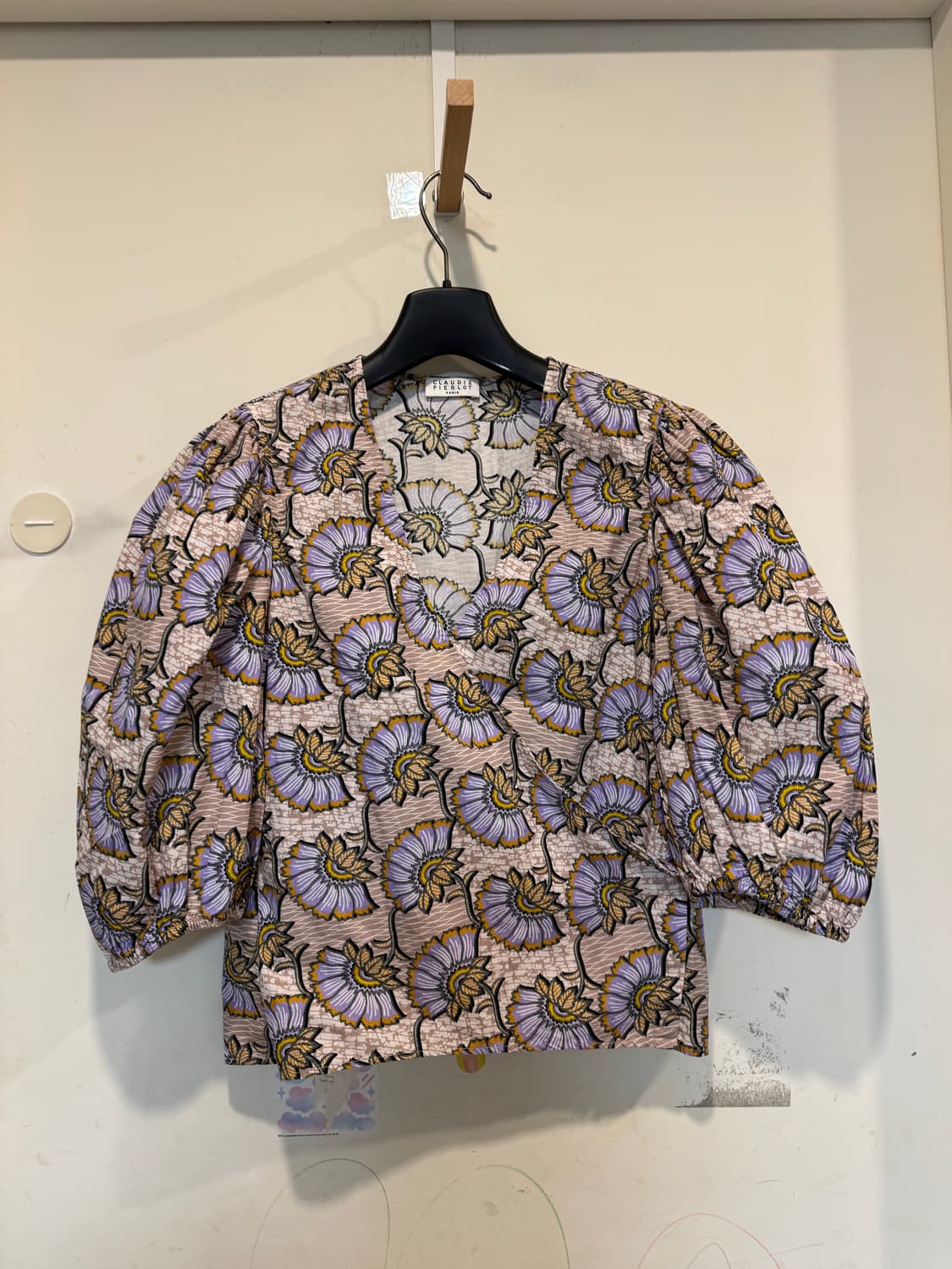 claudie pierlot 끌로디피에로 랩 블라우스 상품이미지1