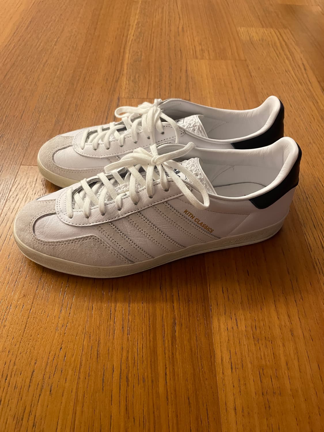 아디다스 x 키스 가젤 인도어 화이트 컬리지에이트 네이비 상품이미지1