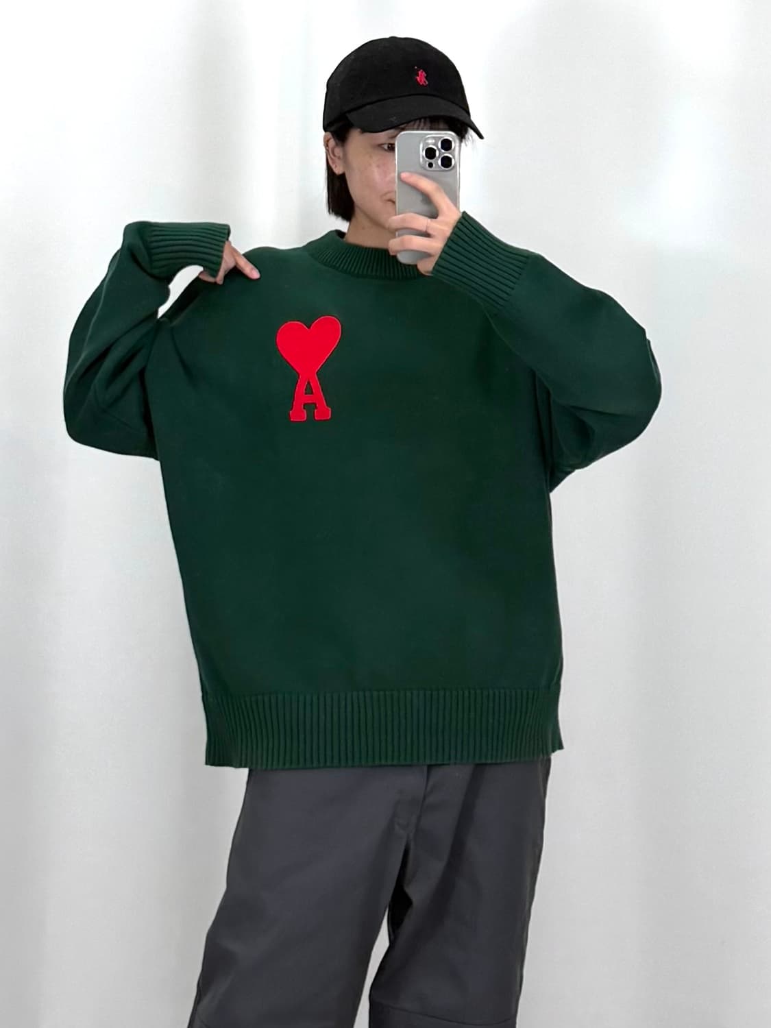 [3XL]아미 그린니트 CK9756 상품이미지1