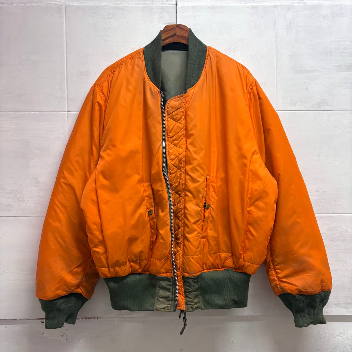80s Alpha Industries 알파인더스트리 ma-1 봄버 자켓  상품이미지5