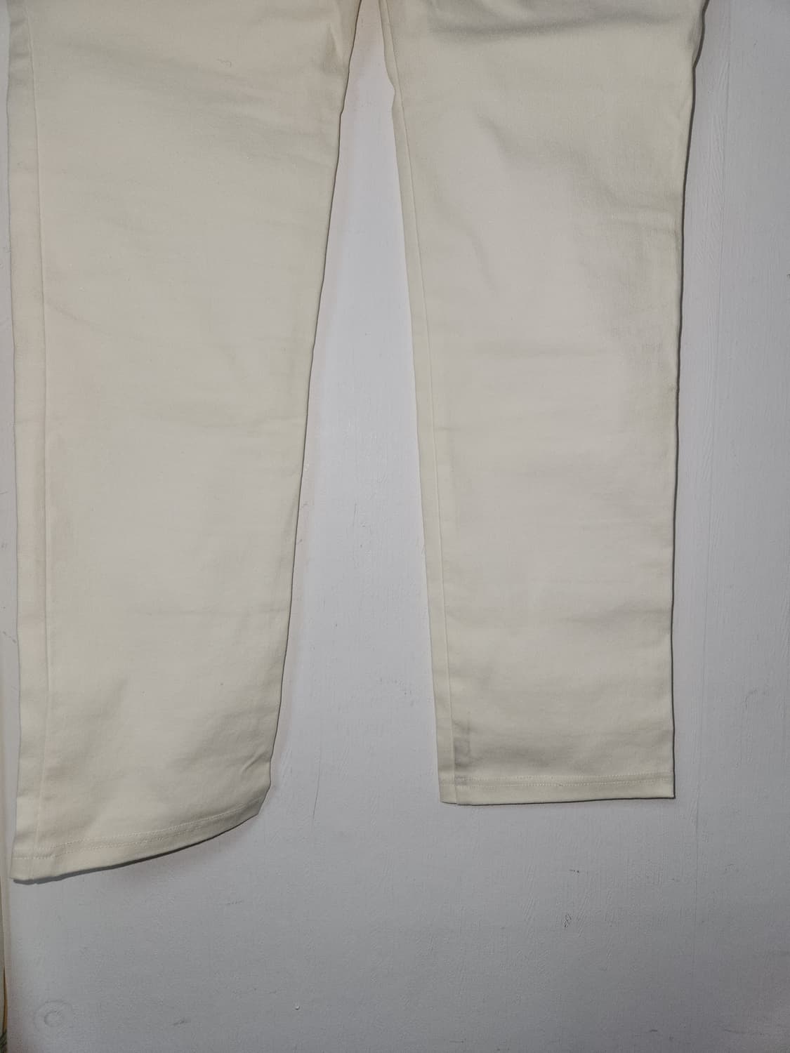 아이보리색 밴딩 스판 여성 바지 88 상품이미지4