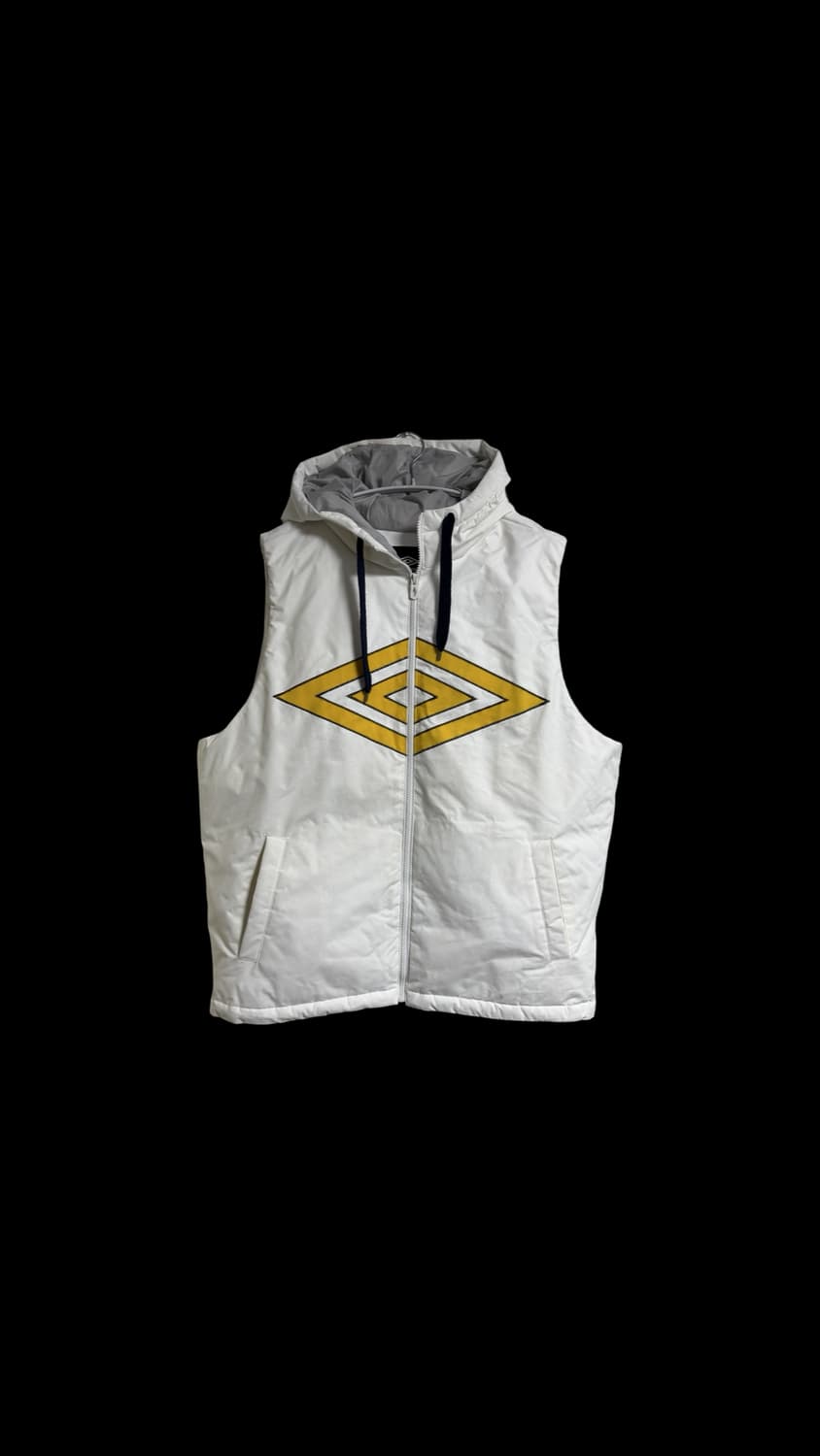 엄브로 아카이브 로고 후드 패딩 조끼 상품이미지1