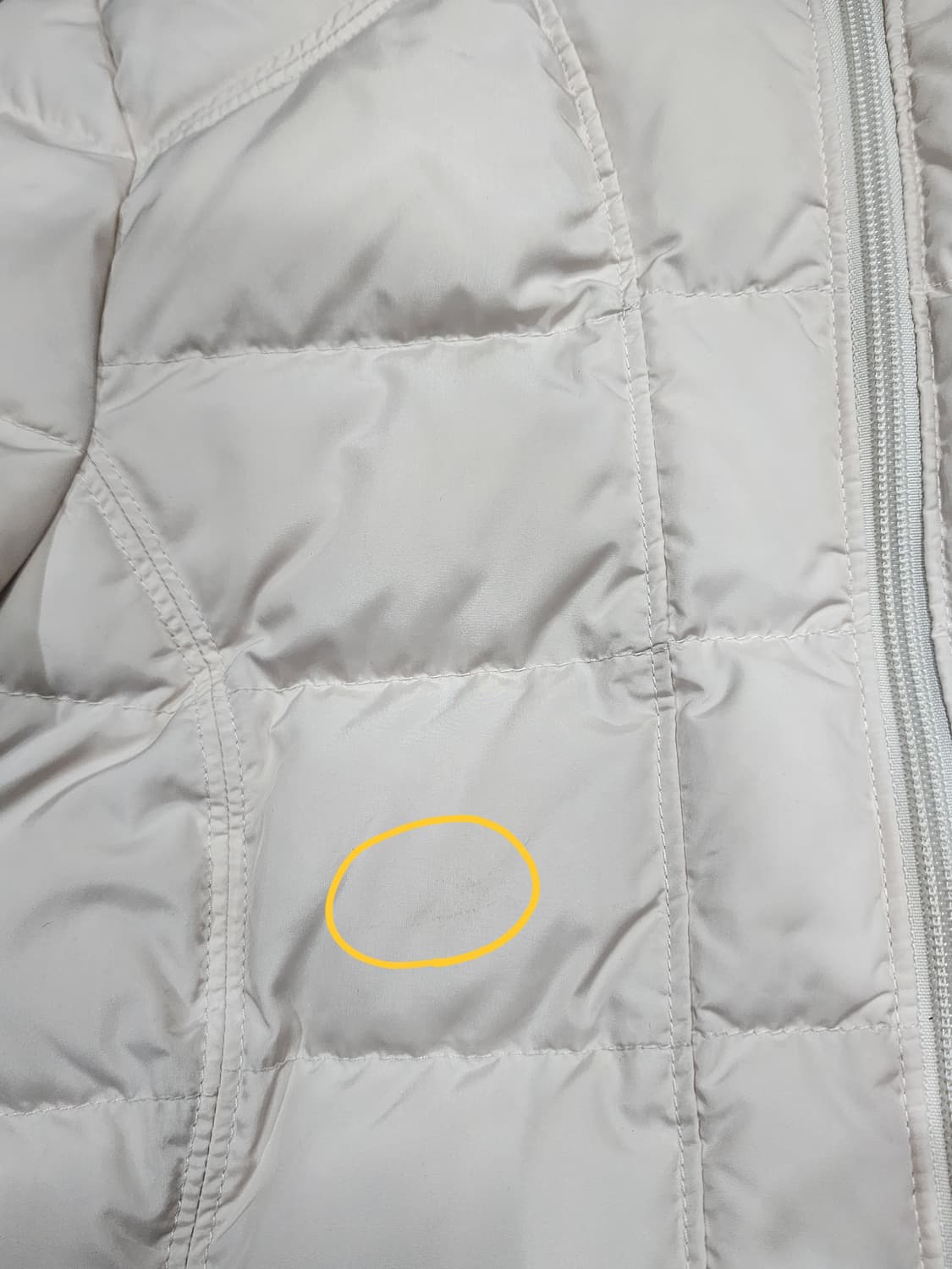 노스페이스 우먼 550필 구스 다운 푸퍼 후드패딩 S 상품이미지7