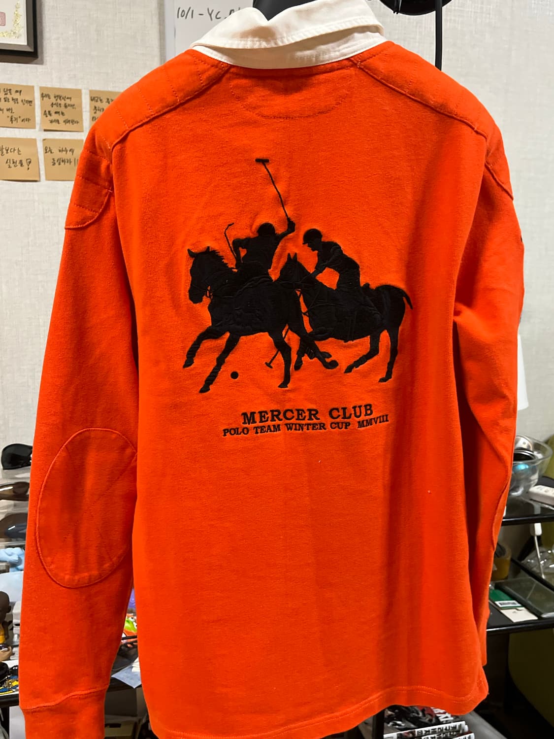 폴로랄프로렌 럭비 셔츠 오렌지 S 상품이미지2