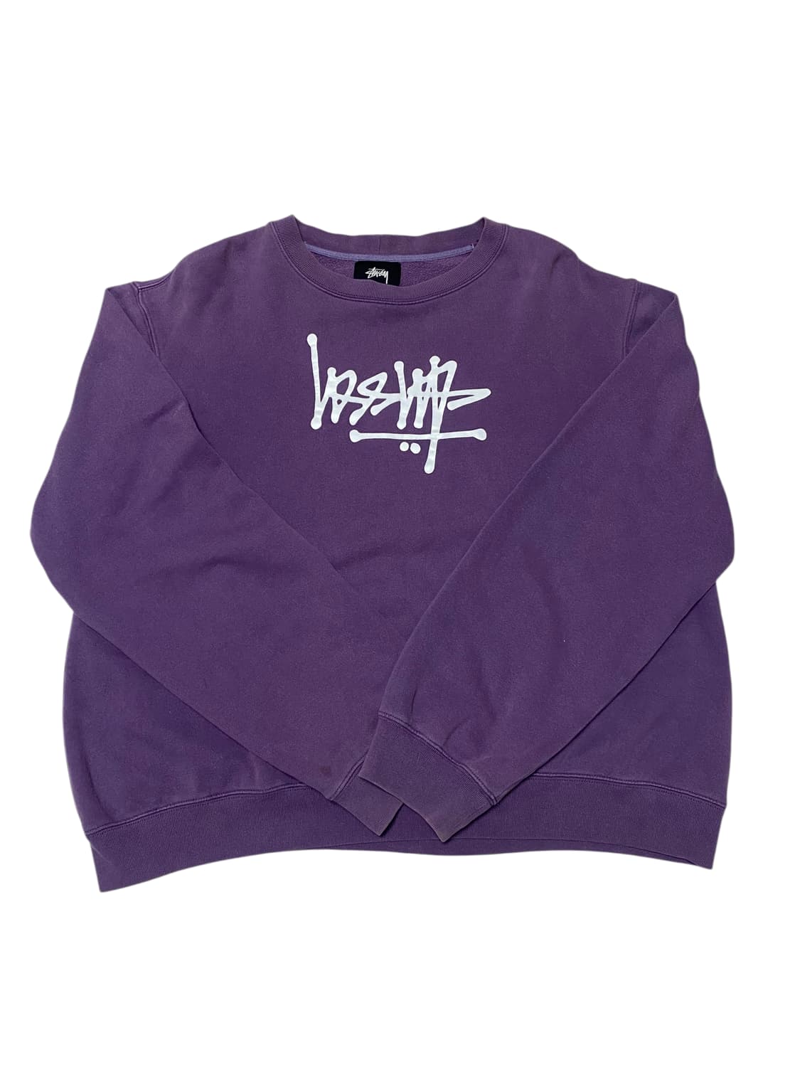 스투시 리버스 로고 맨투맨 L 상품이미지1