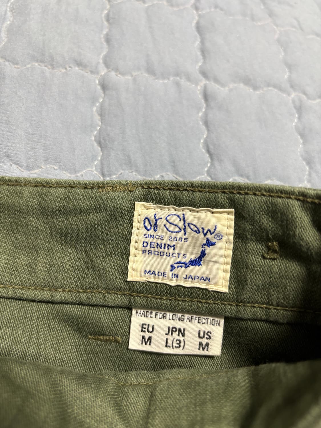 3) 오어슬로우 퍼티그팬츠 레귤러 상품이미지3