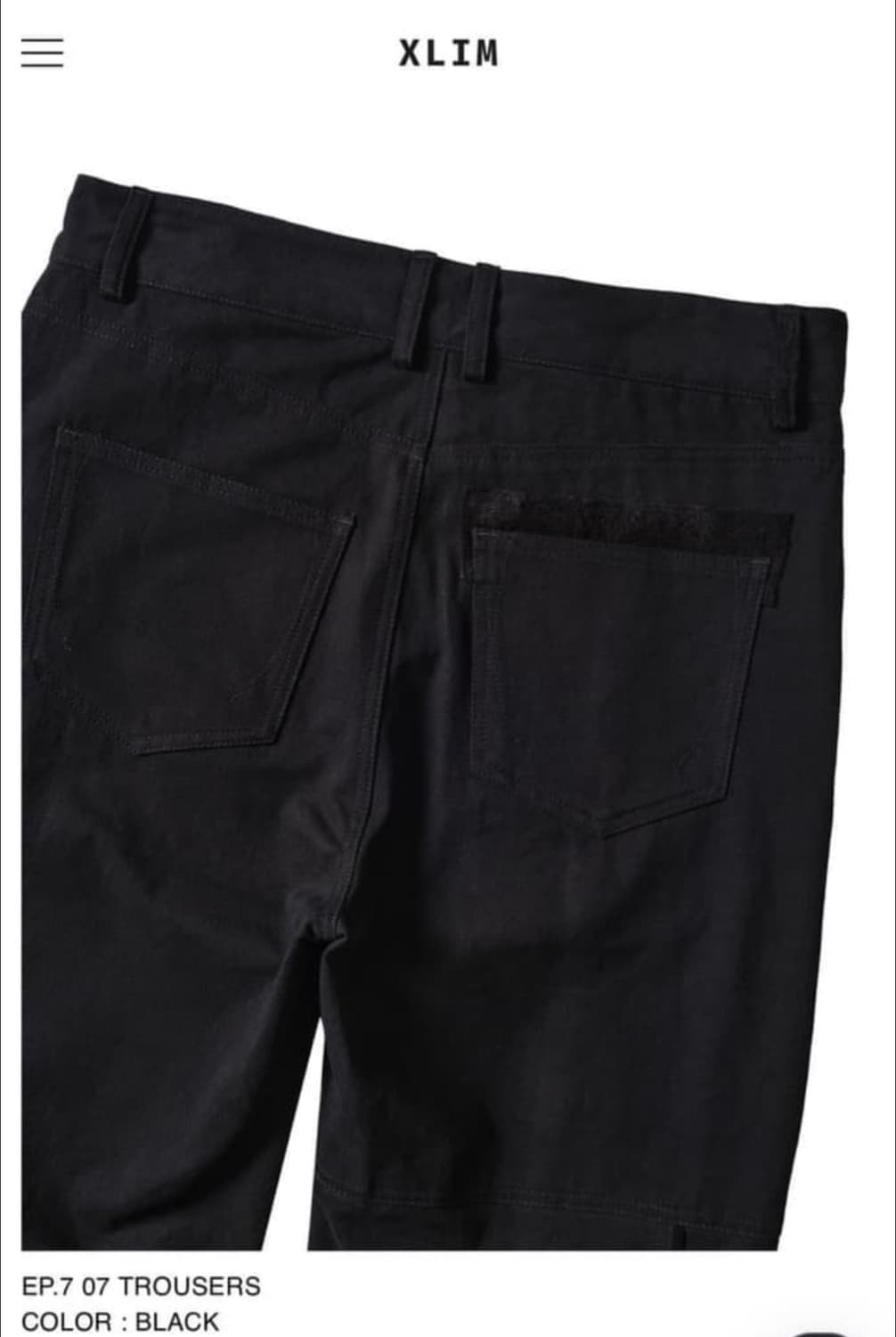 Xlim ep.7 07trousers (s) 상품이미지2