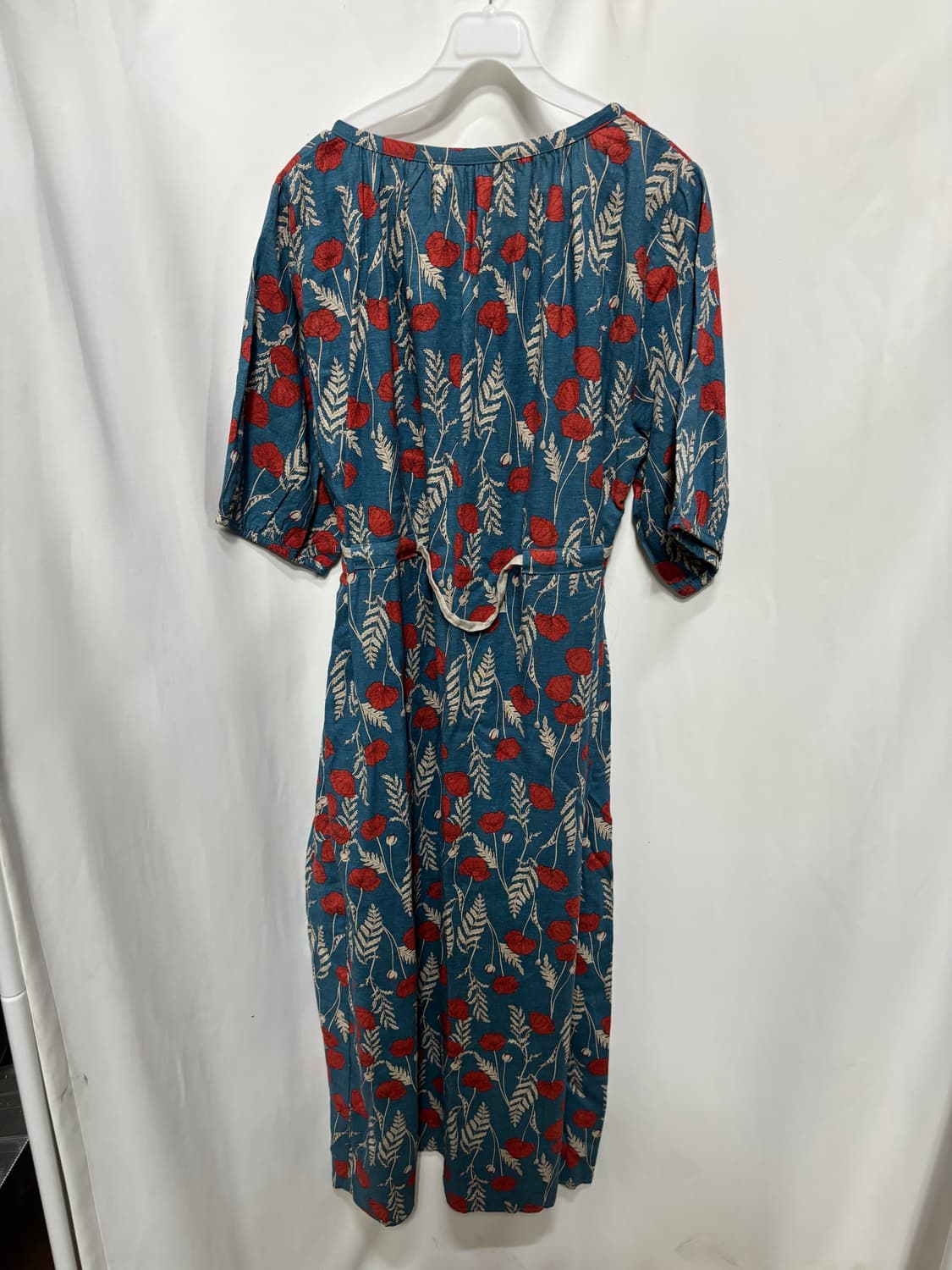 플로럴 및 리프 프린트 맥시 롱 원피스 상품이미지4