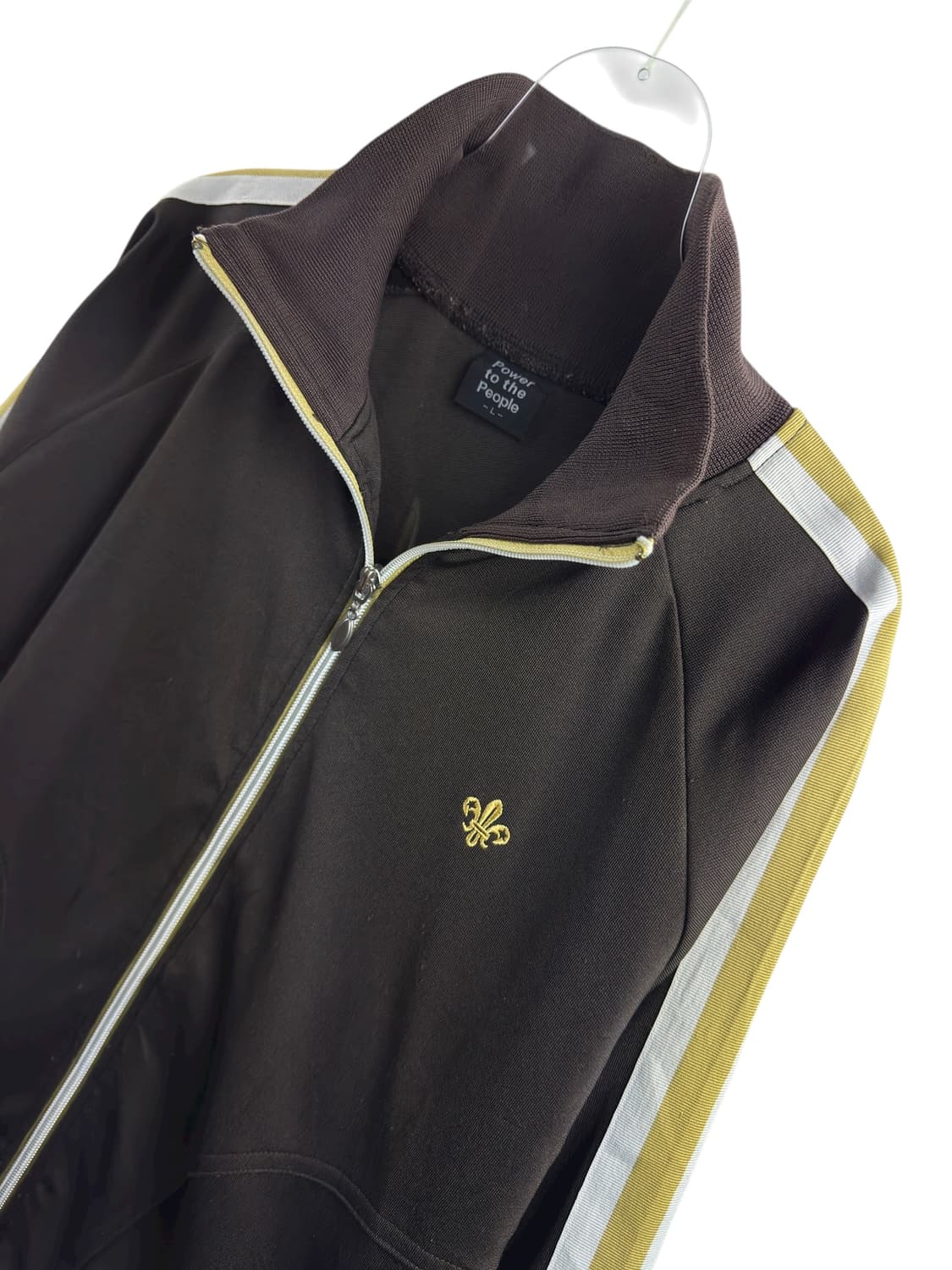 JPN Y2K 브라운 트랙탑져지1269 상품이미지3