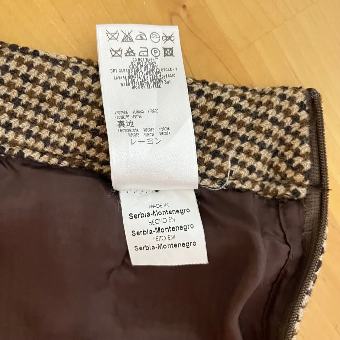 VALENTINO 레드 발렌티노 울 레이스 스커트 상품이미지10