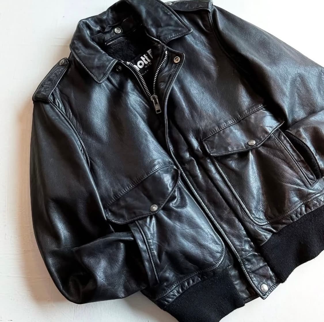 쇼트 플라이트 봄버 자켓 상품이미지2