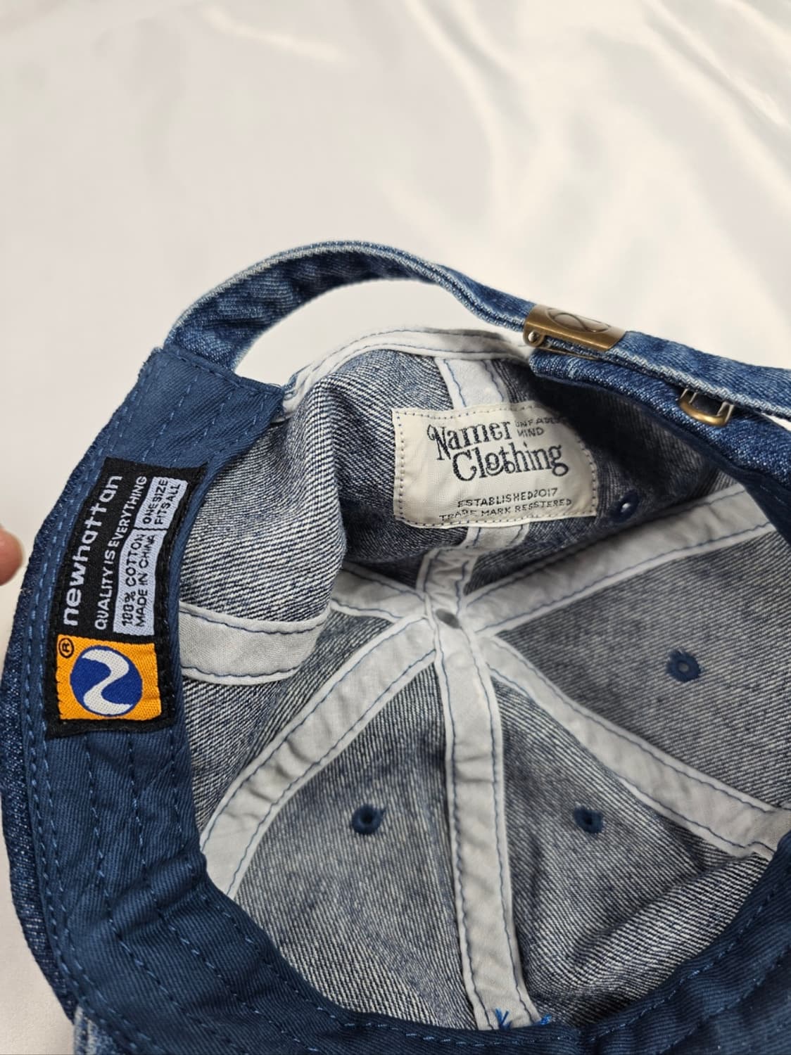 네이머클로딩데님볼캡 상품이미지6