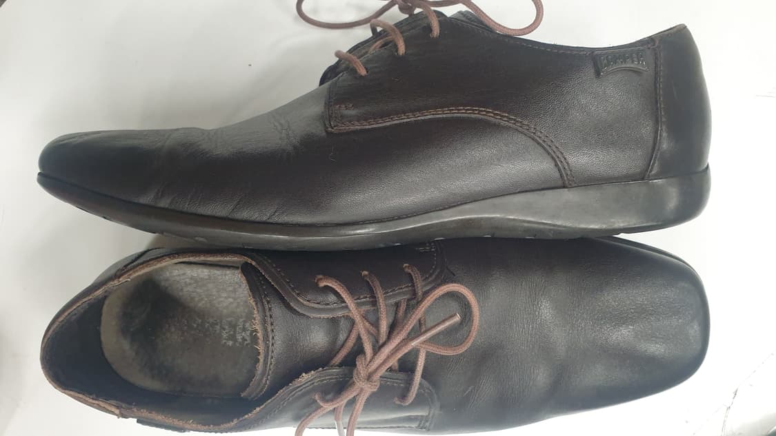 캠퍼 남성 브라운 가죽 구두 41사이즈 상품이미지4