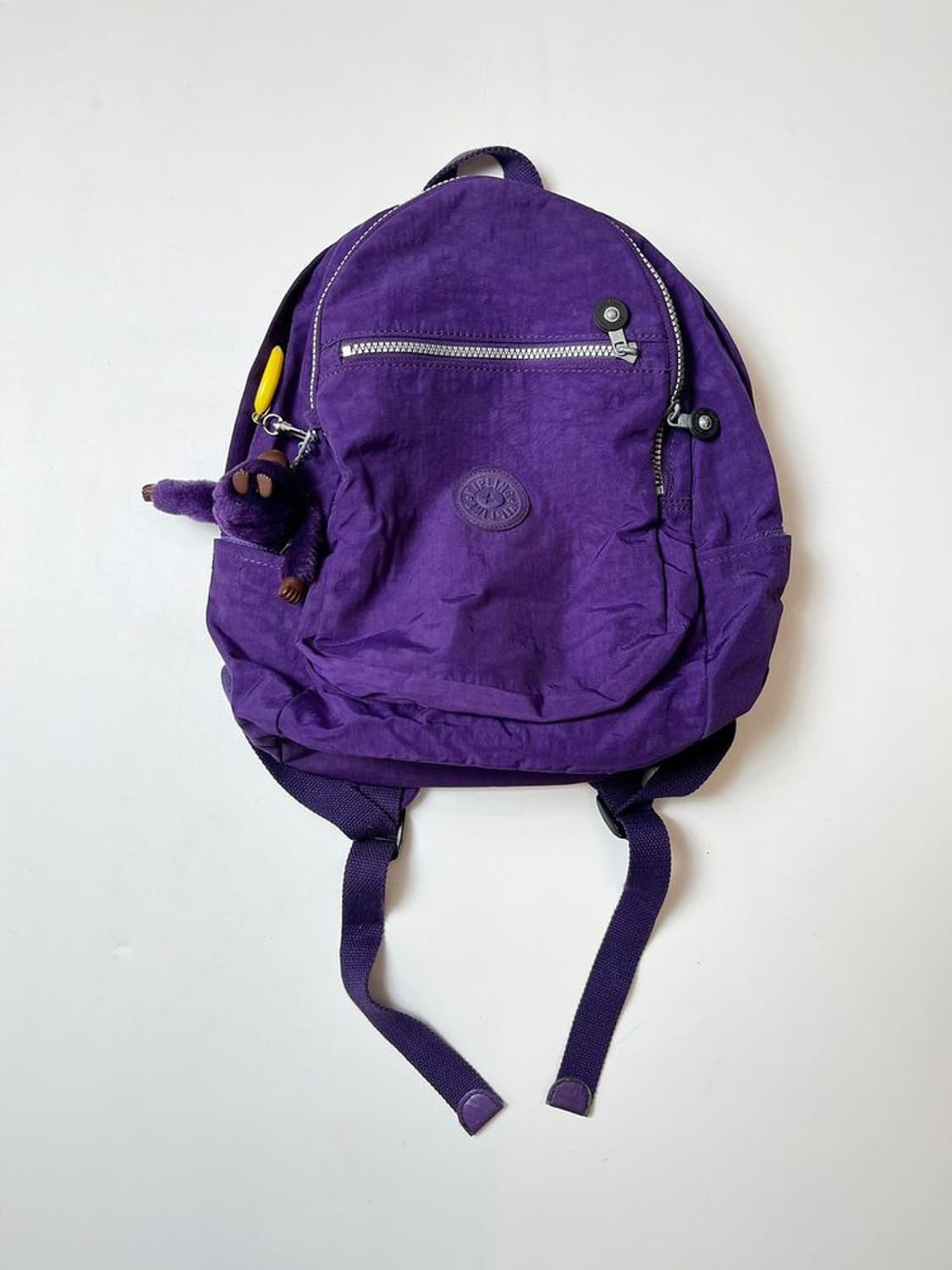 키플링 00s Y2K 퍼플 피그먼트 백팩 Q1410 상품이미지1