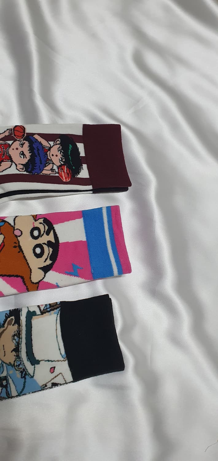 핑크블루 레드와인  농구 귀요미 양말 상품이미지4