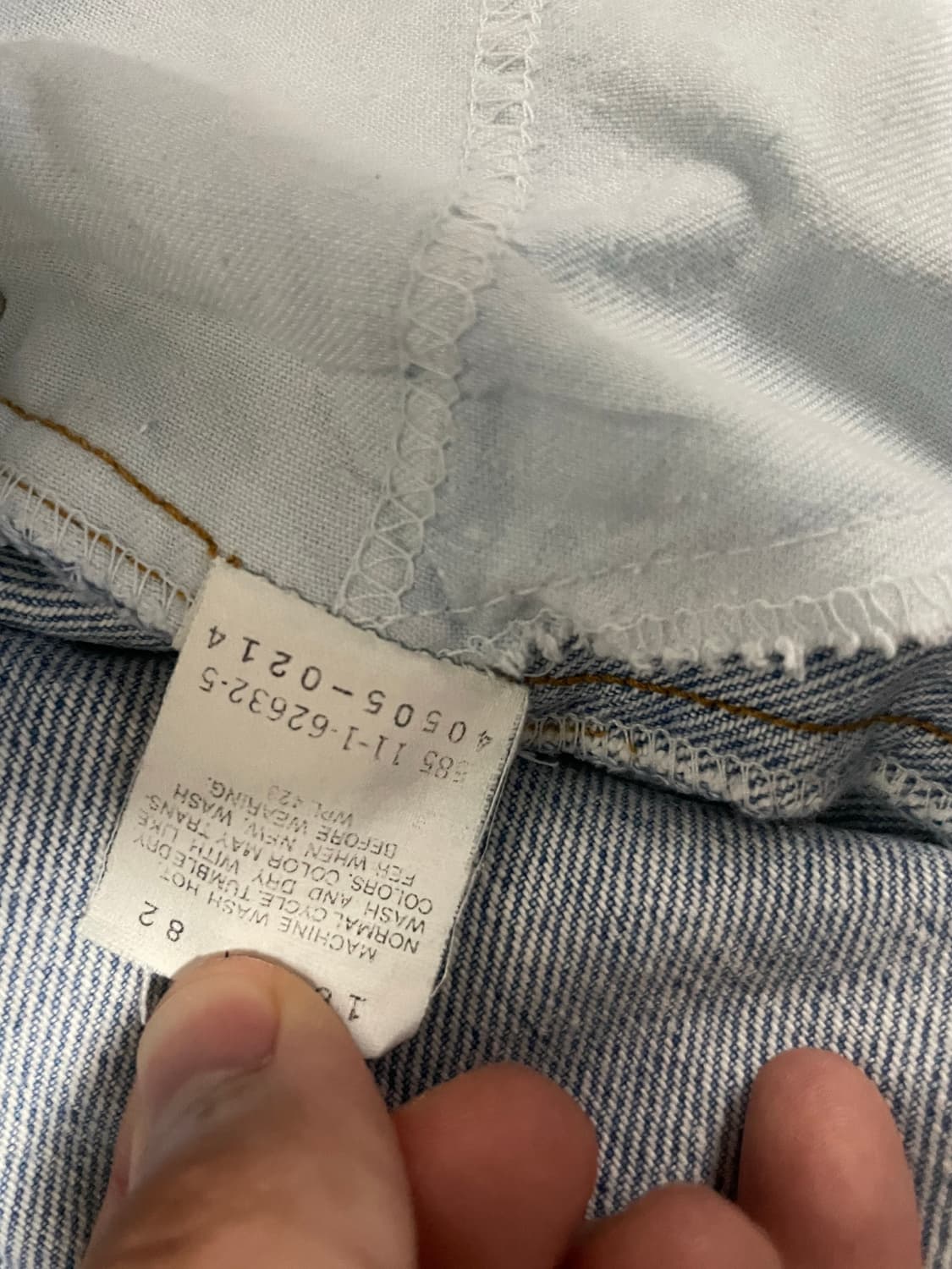 90s levi’s 리바이스 505 빈티지 데님 made in usa 상품이미지4