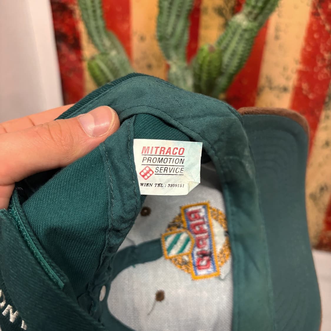 90s 라피드 빈 풋볼팀 크루 스웨이드 볼캡 N260 상품이미지5