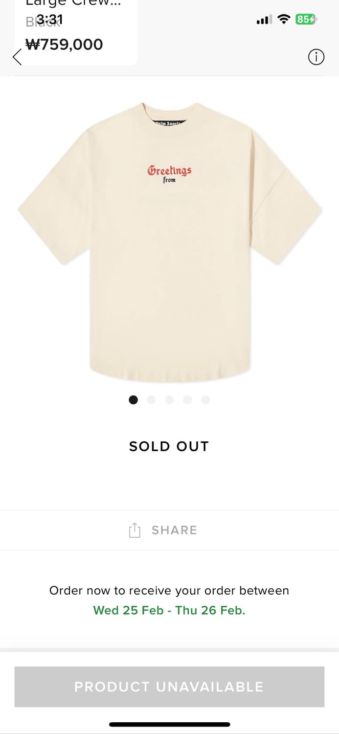 팜엔젤스 캘리포니아 티셔츠 착샷 있음 상품이미지5