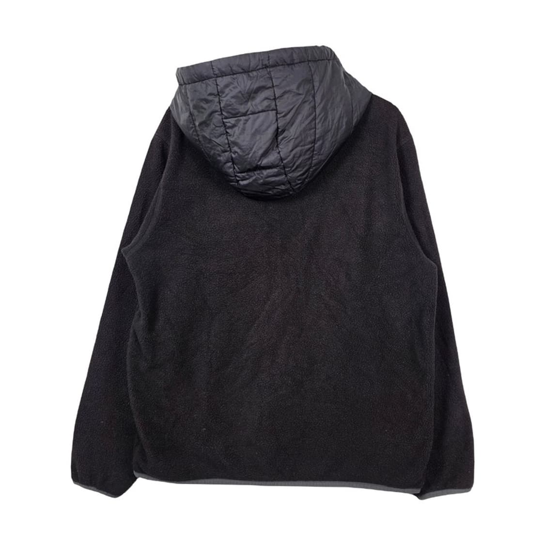 라코스테 쉐르파 플리스 후드 집업 자켓 블랙 상품이미지2