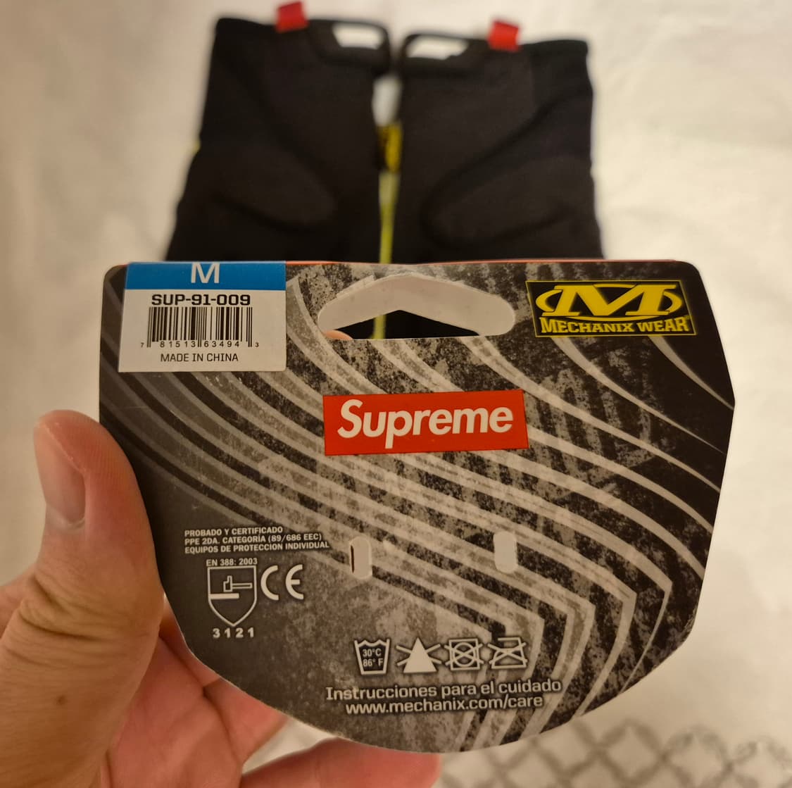 슈프림 메카닉스 글러브 장갑 그린 M(식케이 착용) 상품이미지4