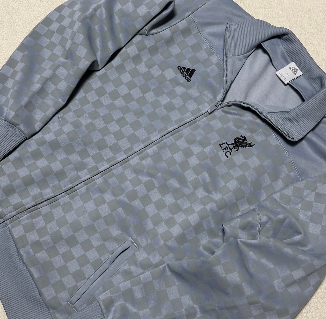 아디다스 리버풀 그레이 체크 져지 상품이미지4