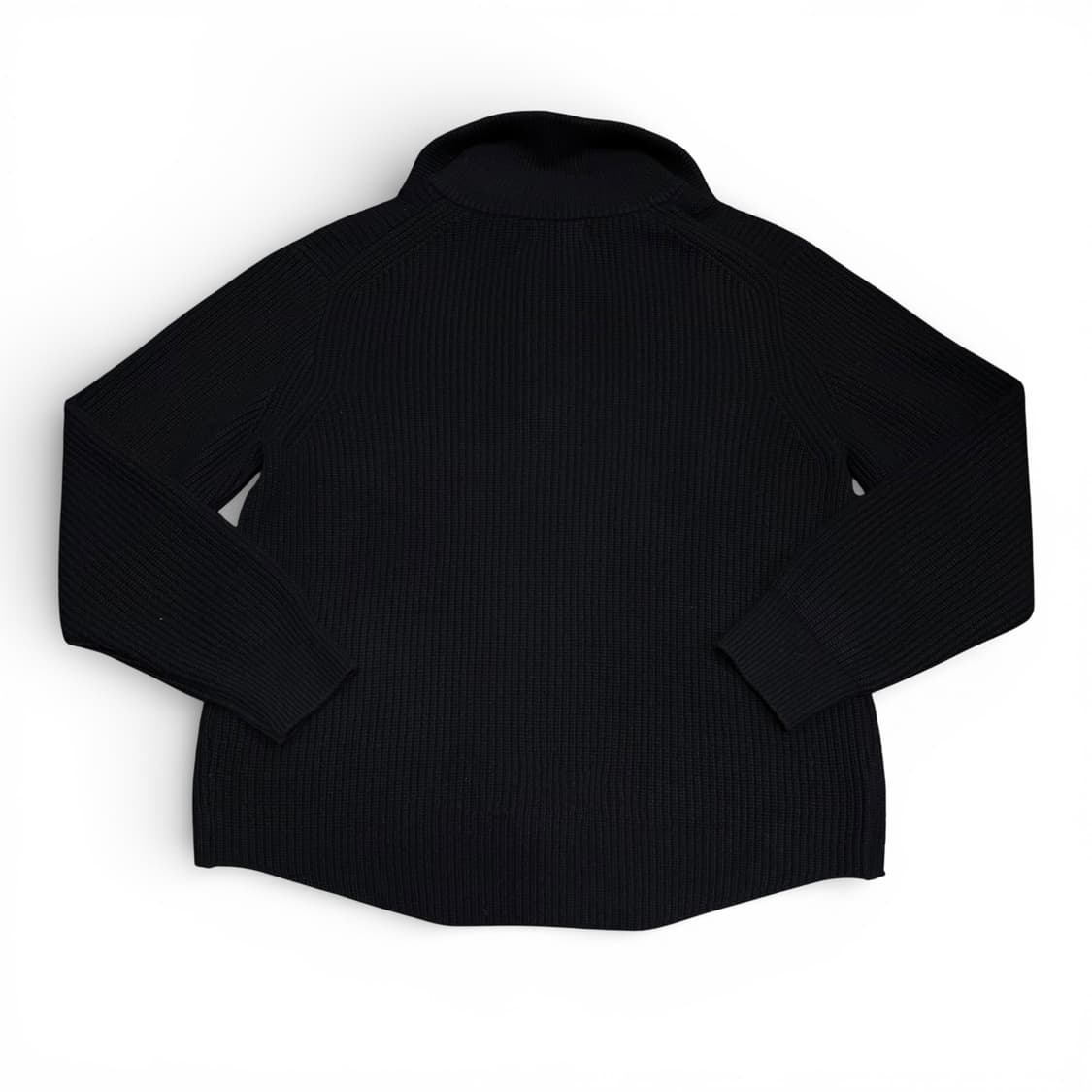 M 벨리에 BELIER 블랙 캐시미어 하프집업 니트 상품이미지3