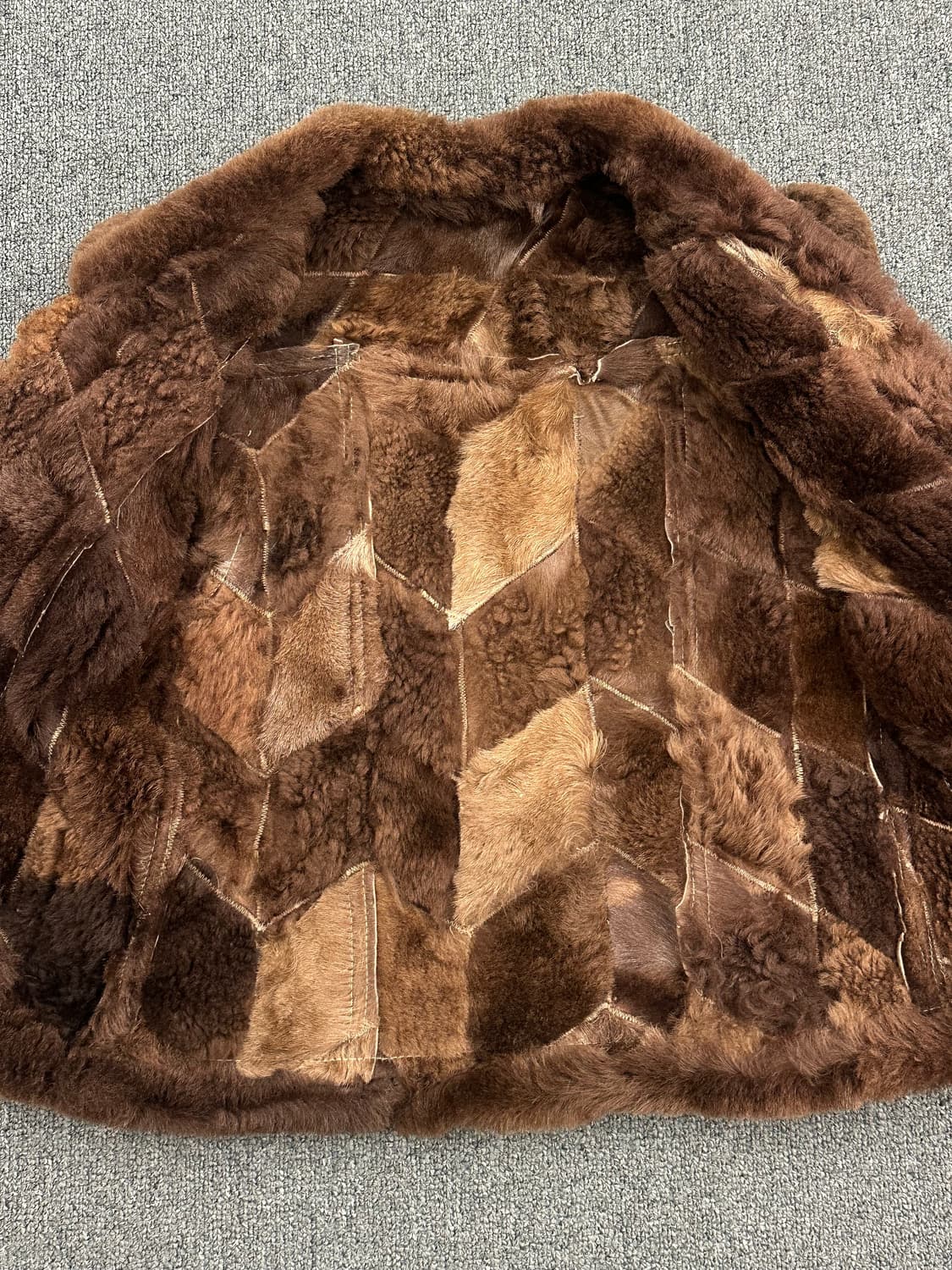 M)Japanese vintage 여성 무스탕 베스트 상품이미지3