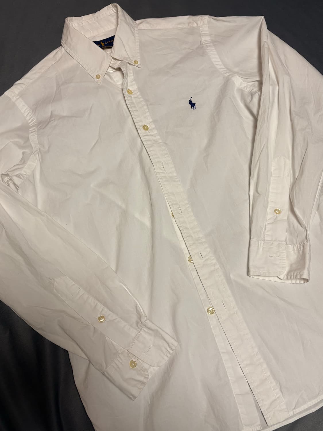 폴로 랄프로렌 클래식핏 화이트 셔츠 S 상품이미지1