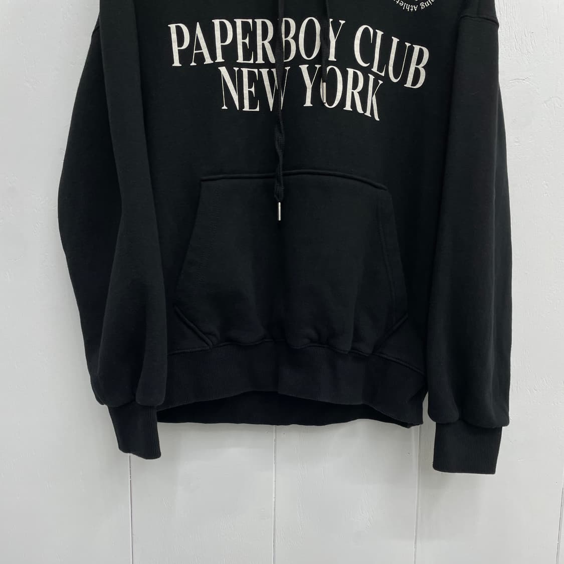 페이퍼보이 클럽 뉴욕 블랙 후드티 상품이미지6
