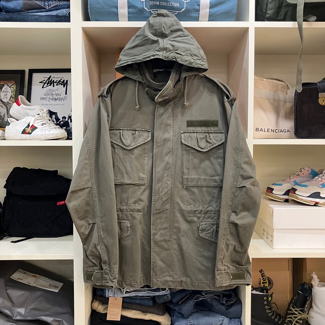 아비렉스 카키 m65 필드 자켓 L 상품이미지2