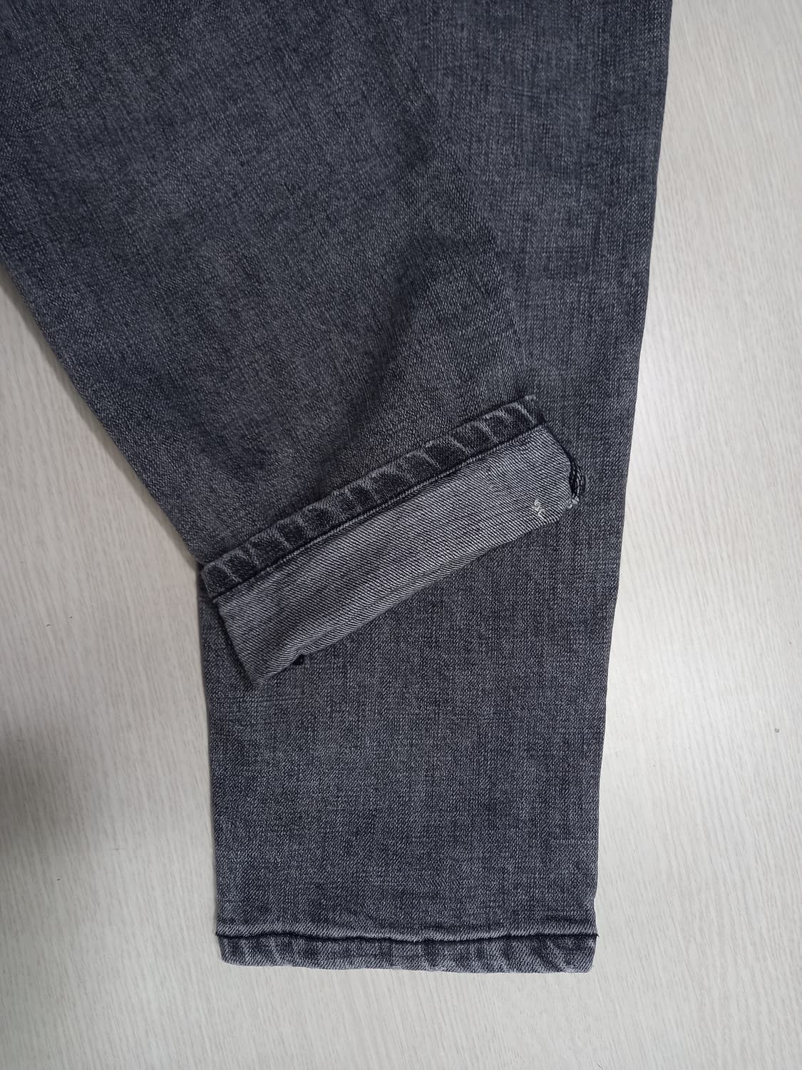 34 HALB KREIS Kor 스판 슬림일자진 다크그레이 34-538 상품이미지6