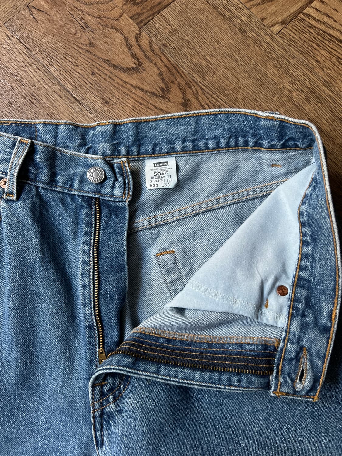 [33]90's 리바이스 USA 505 데님 팬츠 상품이미지3