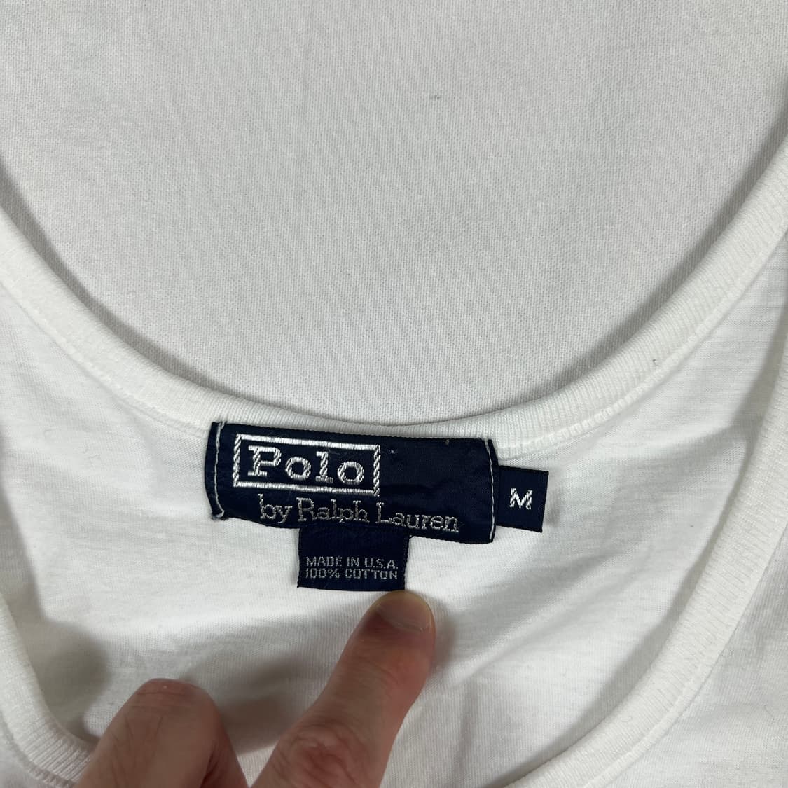 90‘s 폴로랄프로렌 polo usa 성조기 탱크탑 나시티 상품이미지4