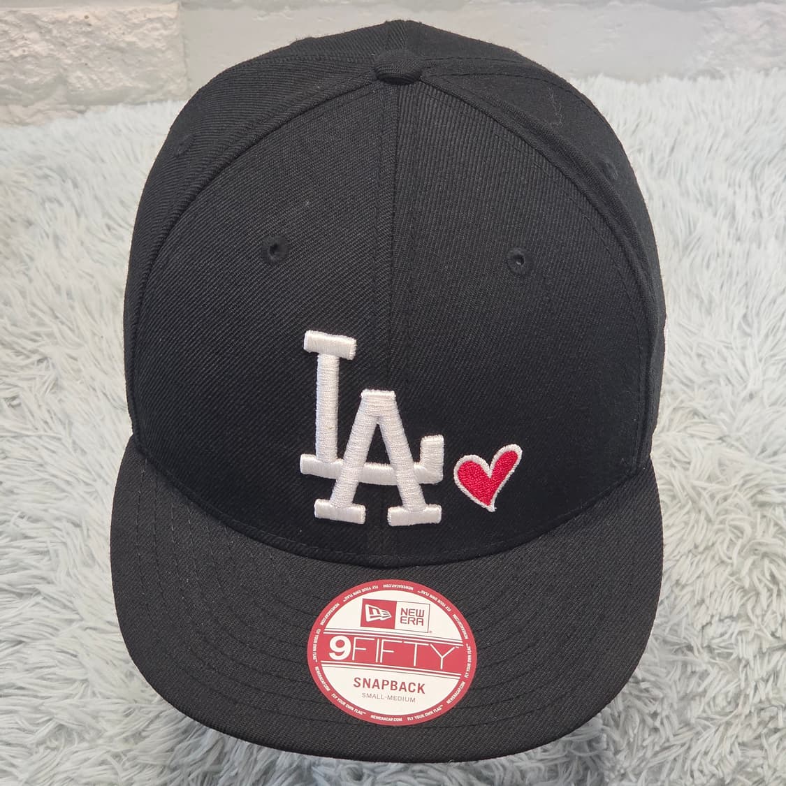 L5-9:뉴에라 LA 다저스 하트 자수 스냅백(56-58) 상품이미지1