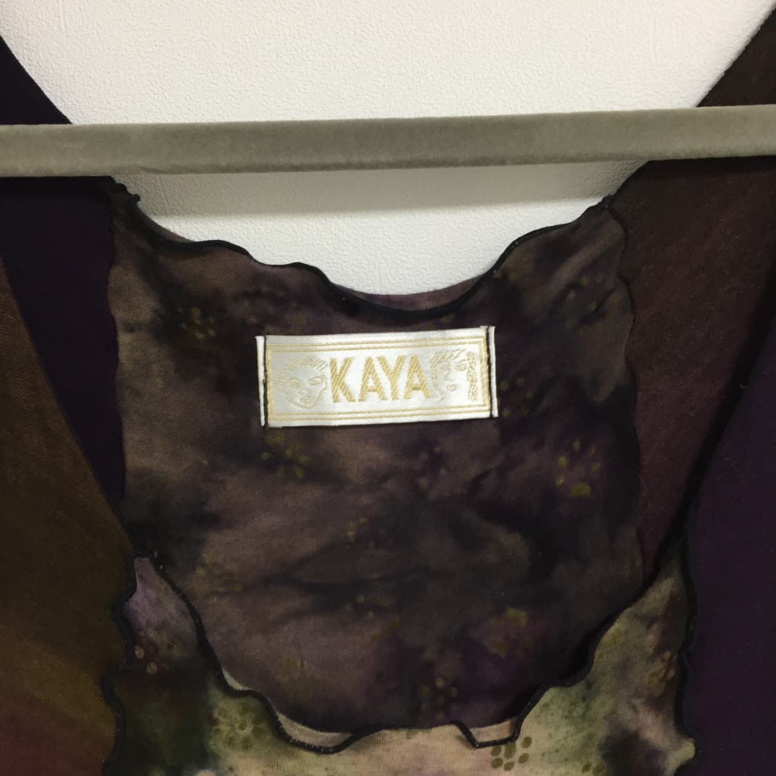 빈티지 자주색 패치워크 레이어드 나시 원피스 상품이미지4