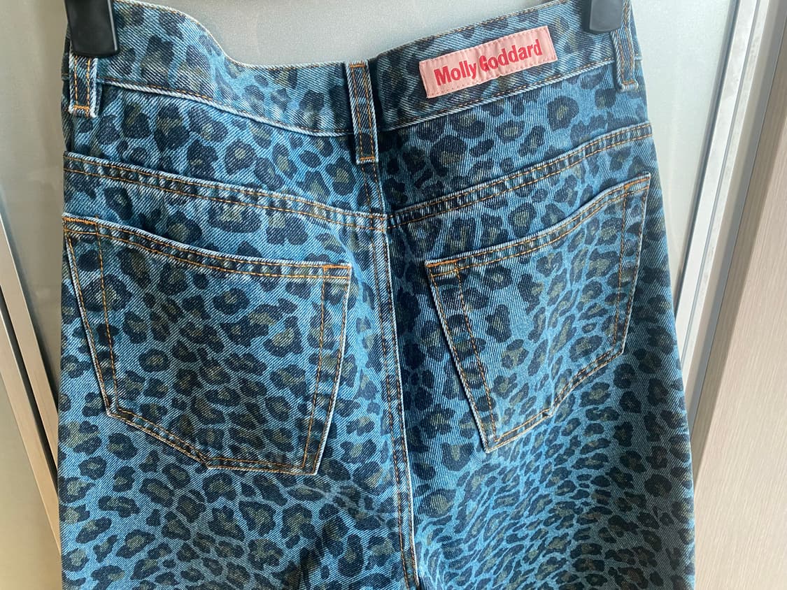 Molly Goddard 몰리고다드 도리아나 레오파드 데님 27 상품이미지8