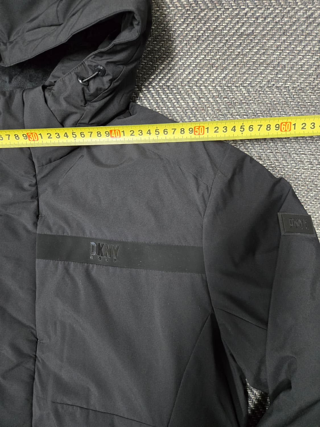 DKNY 23ss 후드 구스다운패딩 코트 블랙 상품이미지6
