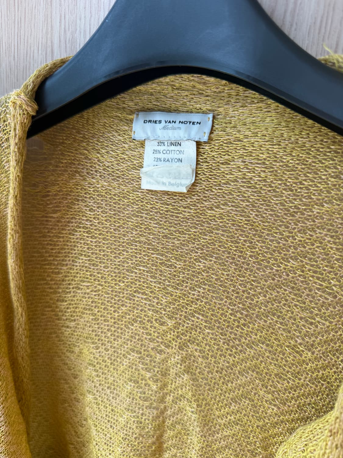 드리스반노튼 드레이프 린넨 가디건 상품이미지5