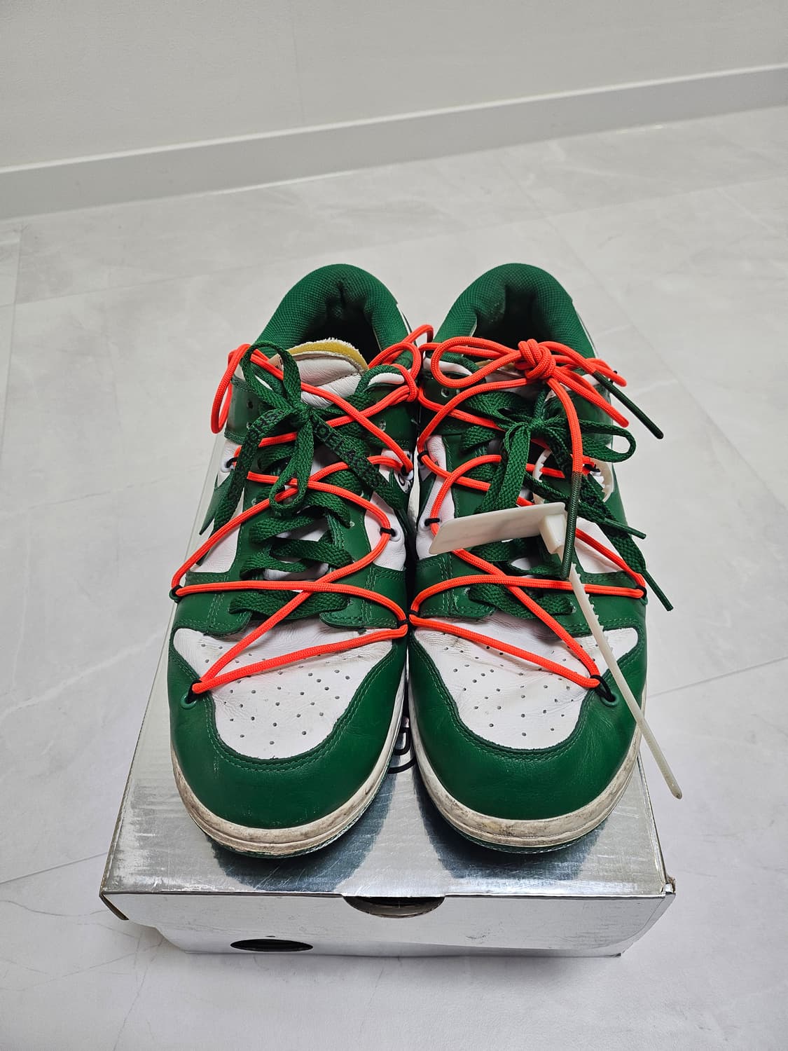 나이키 오프화이트 덩크 그린 상품이미지4