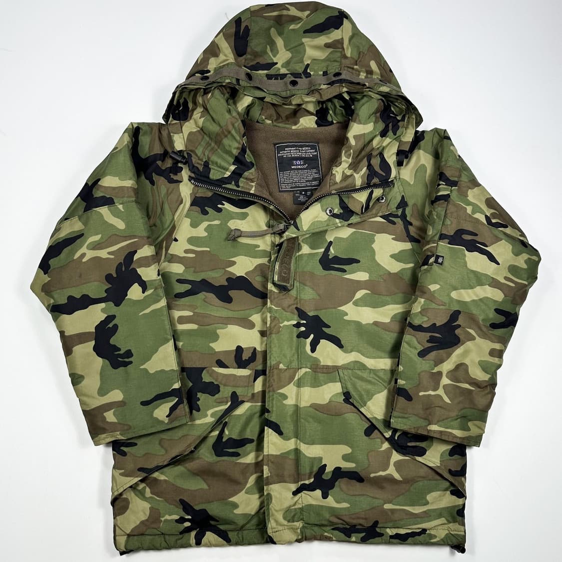 VTG 빈티지 메데코 밀리터리 카모 점퍼 자켓 (S) 상품이미지2